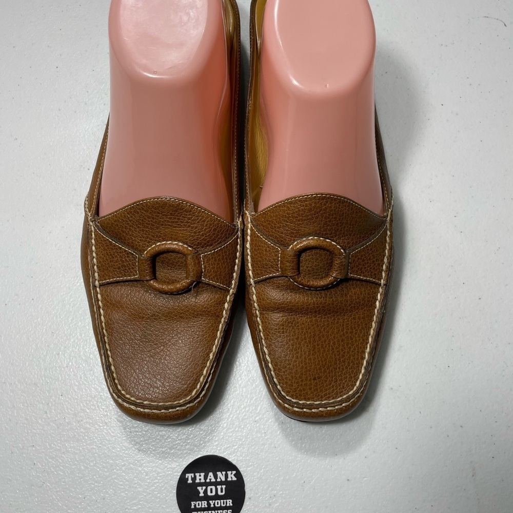 Cole Haan Tan Leather Loafers Size 9.5B SB-K